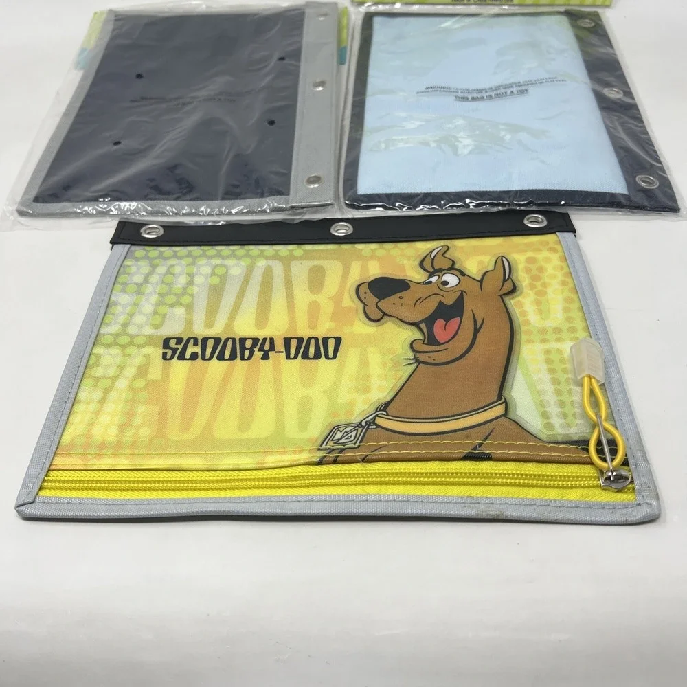 Scooby Doo Cartoon Network Pencil Bag Pouch For 3-ring Binder